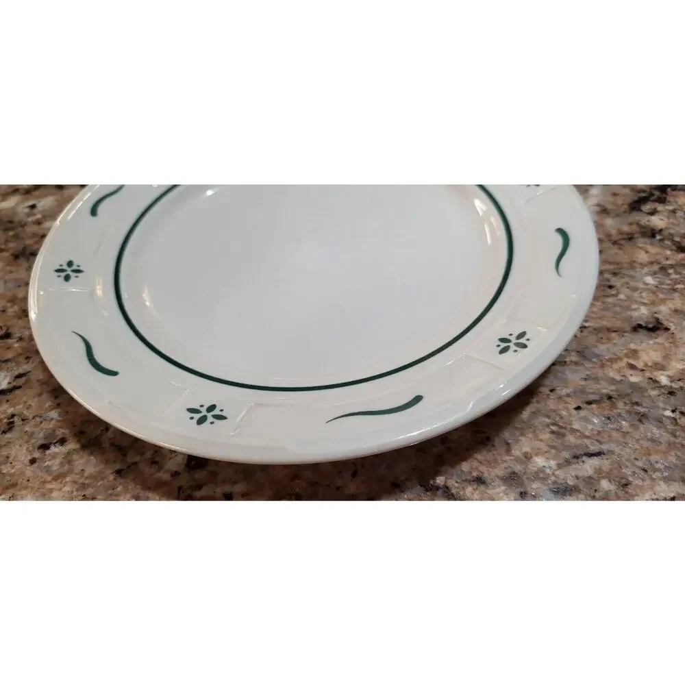 Longaberger Woven Traditions Classic Green Bread and Butter Plate 7 1/4